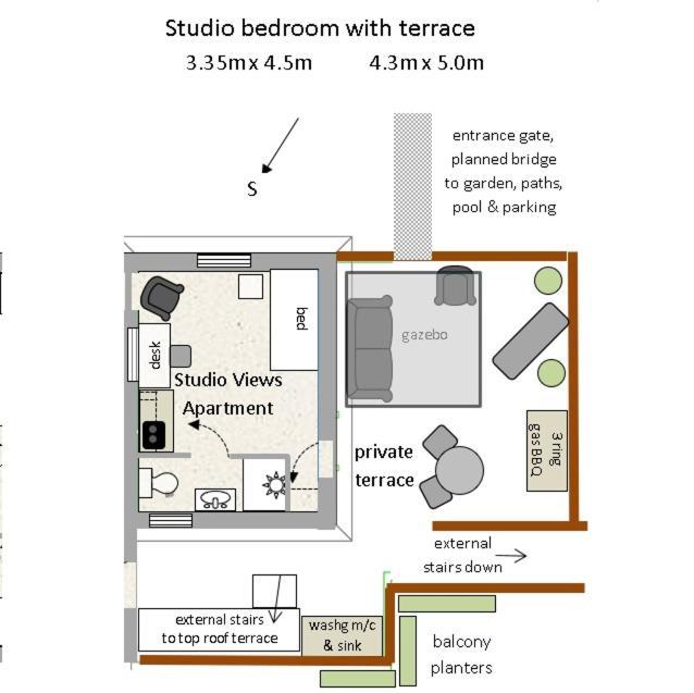 Studio Views Apartment, Cortijo Fruitful Hills Malaga Zewnętrze zdjęcie